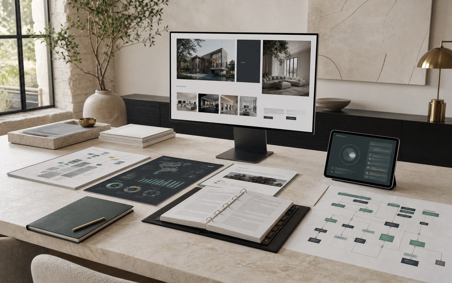 Curated client work spanning websites, search performance, legal documents and AI automation systems